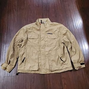 Tommy Hilfiger khaki zip up jacket Size XL
